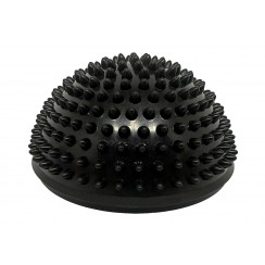 Півсфера масажна кіндербол EasyFit 16 см м'яка чорна