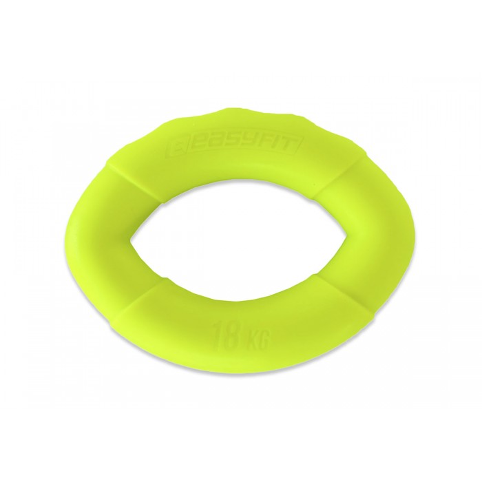 Еспандер кистьовий кільце EasyFit Elliptic 18 кг зелений
