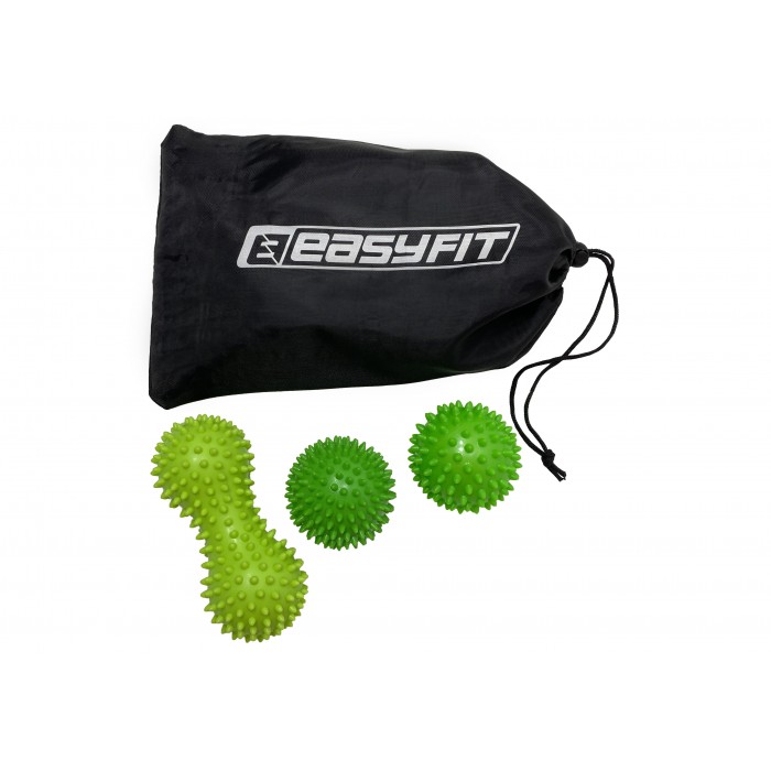 Набір для масажу та МФР EasyFit PVC Set-3 у сумочці Набір для масажу та МФР EasyFit PVC Set-3 у сумочці