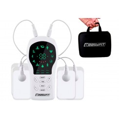 Миостимулятор с подогревом EasyFit Pro ActivePulse импульсный массажер для мышц + Чехол