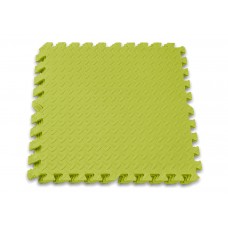 Татами мат EasyFit SwallowTail 4 шт (60х60х1 см) пазл ласточкин хвост желтый