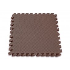 Татами мат EasyFit SwallowTail 4 шт (60х60х1 см) пазл ласточкин хвост коричневый