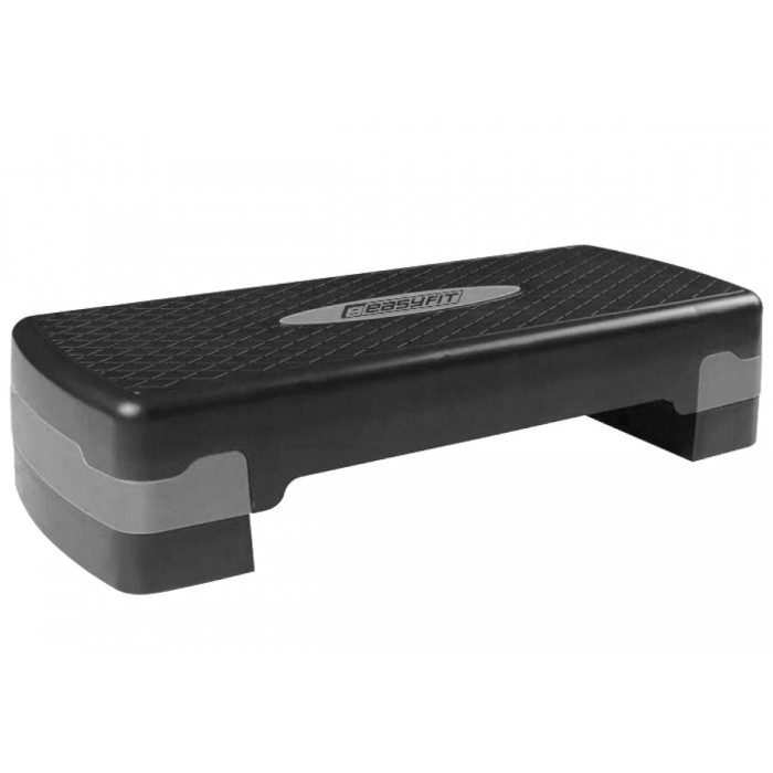 Степ-платформа EasyFit Step-B 2-ступенчатая серая Степ-платформа EasyFit Step-B 2-ступенчатая серая