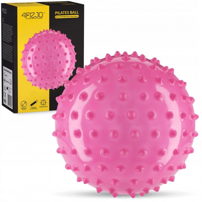 Мяч для пилатеса, йоги, реабилитации 4FIZJO 20 см (массажный) Pink (P-5905973402347) Мяч для пилатеса, йоги, реабилитации 4FIZJO 20 см (массажный) Pink (P-5905973402347)