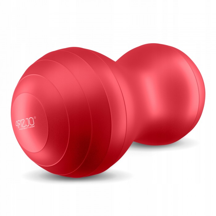 М'яч для фітнесу (арахіс) 4FIZJO Air Ball Peanut 45 x 90 см Anti-Burst Red (P-5907739318558)