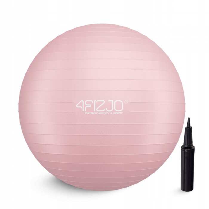 М'яч для фітнесу (фітбол) 4FIZJO 85 см Anti-Burst Pink (P-5907739317421)