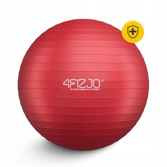 М'яч для фітнесу (фітбол) 4FIZJO 85 см Anti-Burst Red (P-5907739316387)
