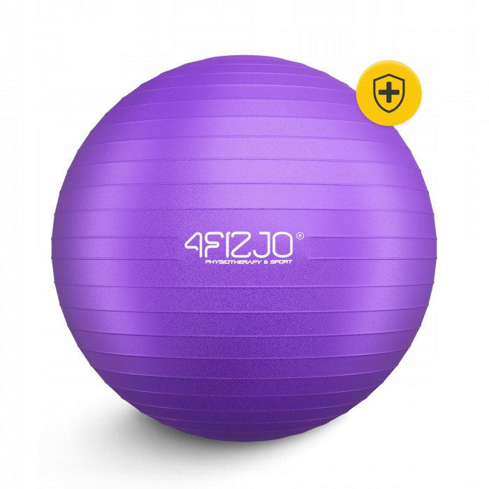 М'яч для фітнесу (фітбол) 4FIZJO 85 см Anti-Burst Violet (P-5905973404846)
