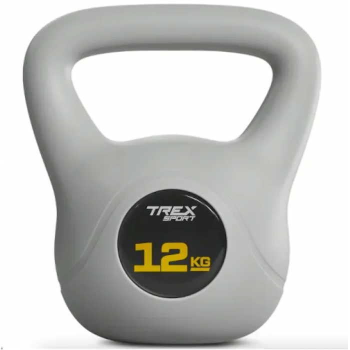Гиря виниловая 12кг Trex Sport TX-012CKB серый Гиря виниловая 12кг Trex Sport TX-012CKB серый