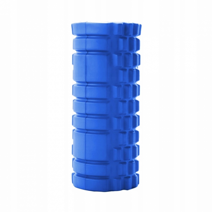 Масажний ролик (валик, роллер) 33 см SportVida SV-HK0169 Blue