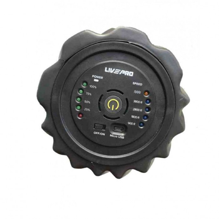 Вибромассажер массажный ролик LivePro VIBRATION ROLLER LP8236