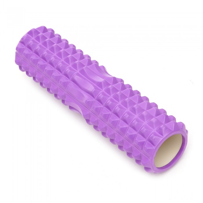 Массажный ролик Cornix EVA 45 x 14 см (валик, роллер) XR-0333 Violet