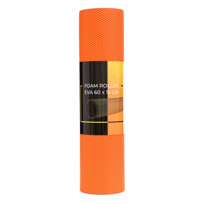 Массажный ролик Cornix EVA+ 60 x 15 см (валик, роллер) XR-0307 Orange