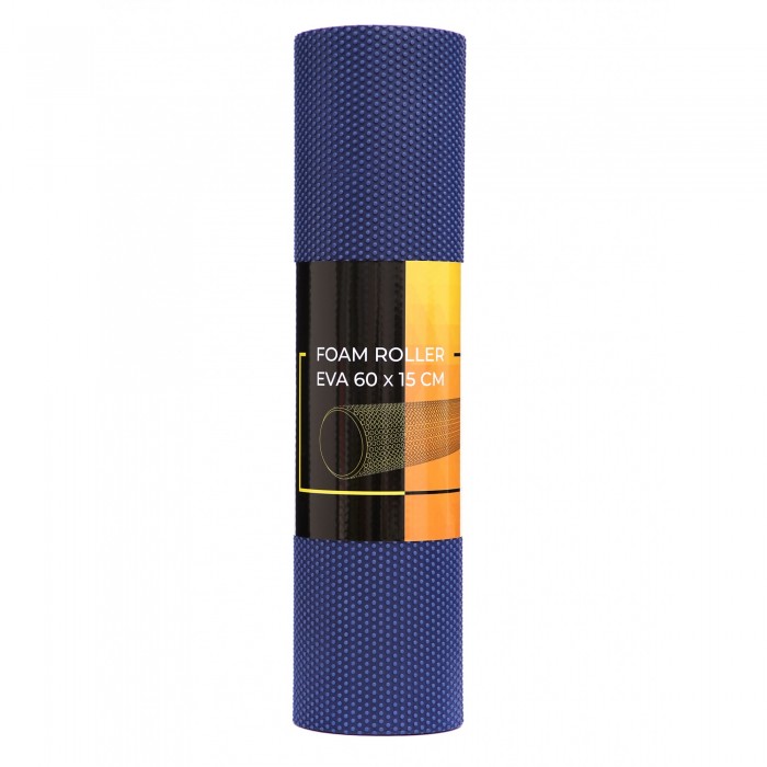 Массажный ролик Cornix EVA+ 60 x 15 см (валик, роллер) XR-0309 Navy Blue