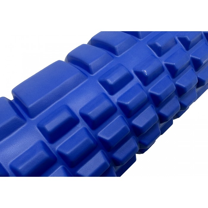 Массажный ролик EasyFit Grid Roller 33 см v.1.1 Синий