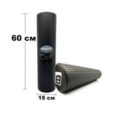 Массажный ролик EasyFit Foam Roller 60 см Черный