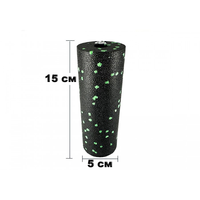 Массажный ролик EasyFit EPP 15х5 см салатовый