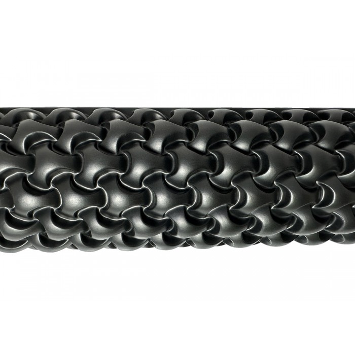 Масажний ролик EasyFit Plexus 45 см Чорний