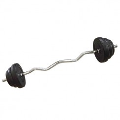Домашня штанга з млинцями Landfit Professional Barbell 25 kg with Home bar EZ PPS261-25