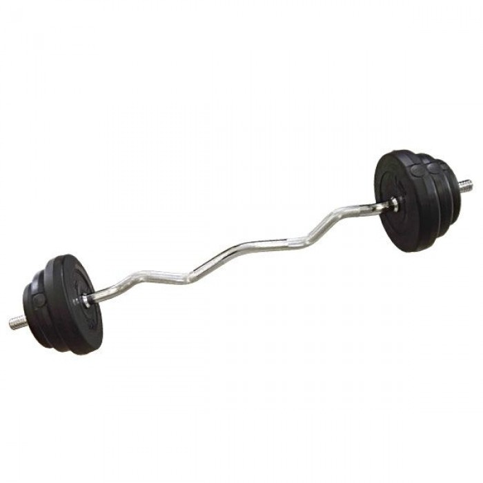 Домашня штанга з млинцями Landfit Professional Barbell 25 kg with Home bar EZ PPS261-25