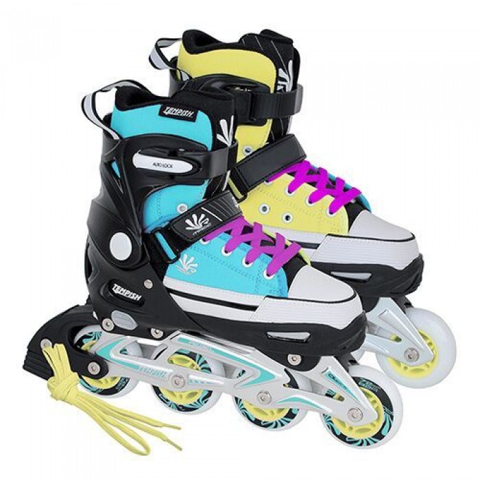 Роликовые коньки раздвижные TEMPISH MAGIC REBEL 40-43/Blue-Yell