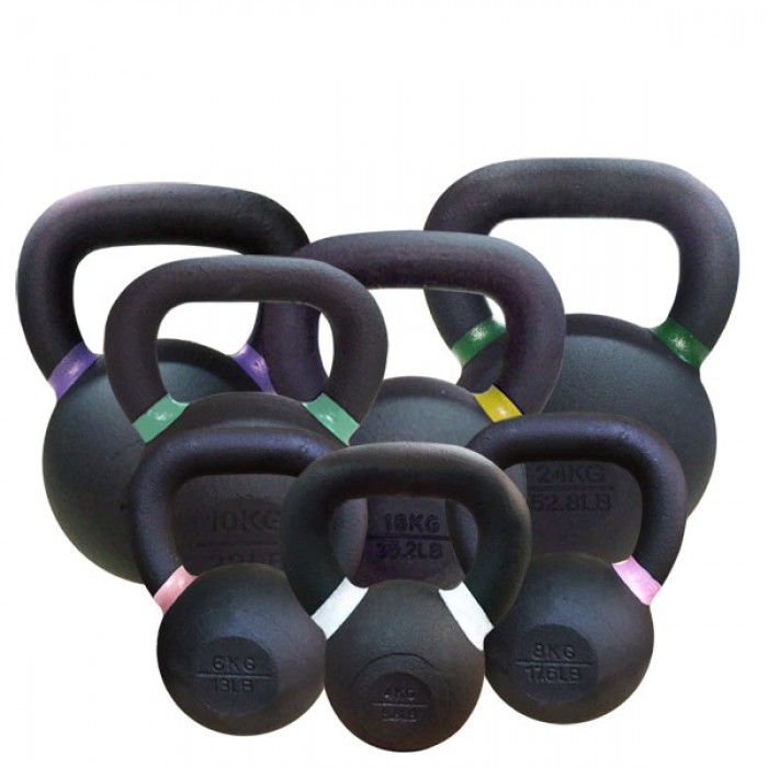 Чугунная гиря 4 кг Rising Premium Kettelebell для кроссфита