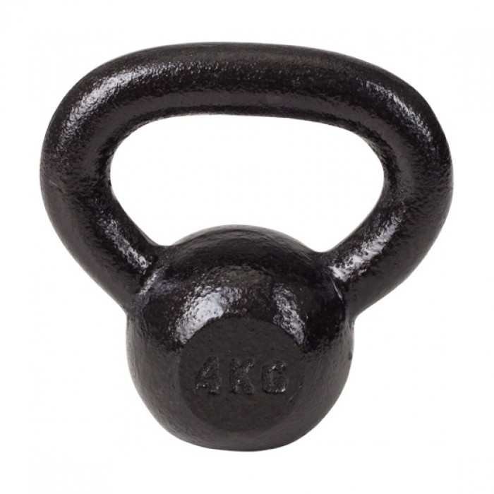 Гиря металлическая чугунная Hop-Sport 4 кг для кроссфита
