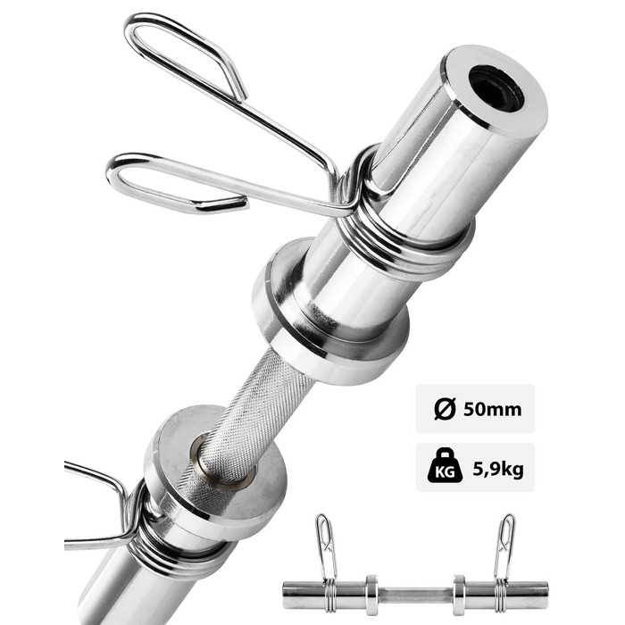 Гриф гантельный олимпийский Hop-Sport 50см (50мм)