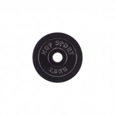 Диск металевий Hop-Sport 2,5 кг d – 30 мм