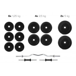 Набір Premium штанга і гантелі 35 кг