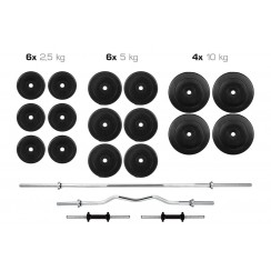 Набір Premium штанга і гантелі 101 кг