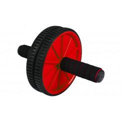 Ролик для преса / Гімнастичне колесо Hop-Sport red