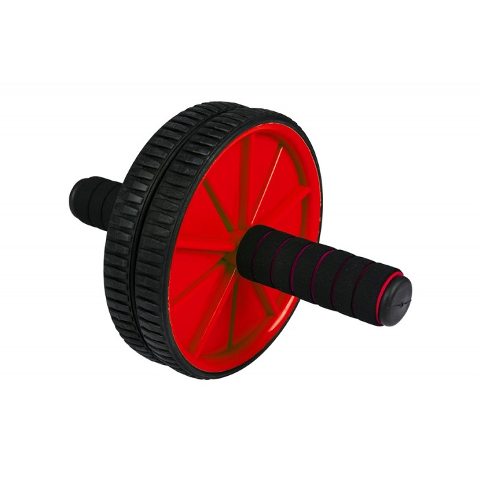 Ролик для преса / Гімнастичне колесо Hop-Sport red