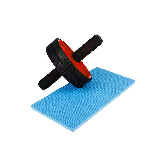 Ролик для преса / Гімнастичне колесо Hop-Sport red