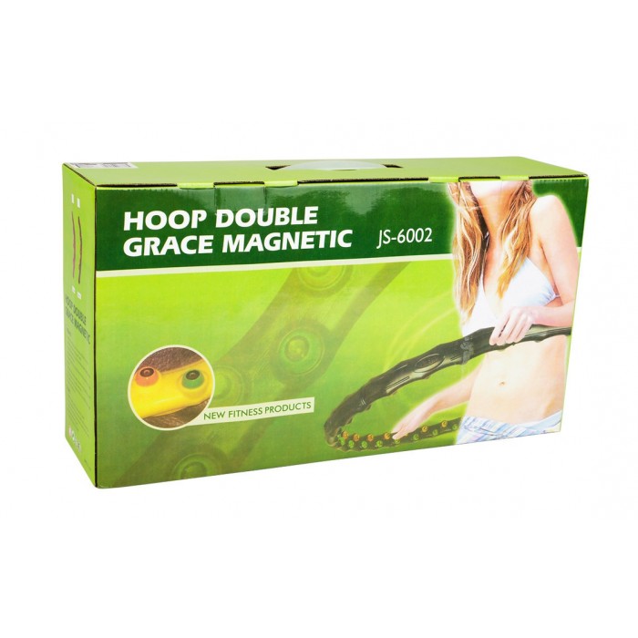 Хулахуп обруч для схуднення масажер 108 см Hop-Sport з кульками 6002