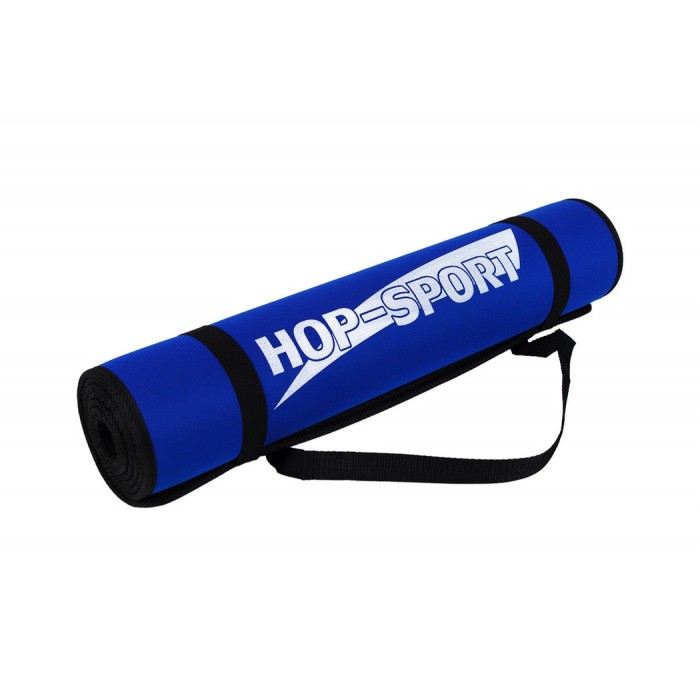 Коврик для фитнеса и йоги HS 2256 blue 6 мм