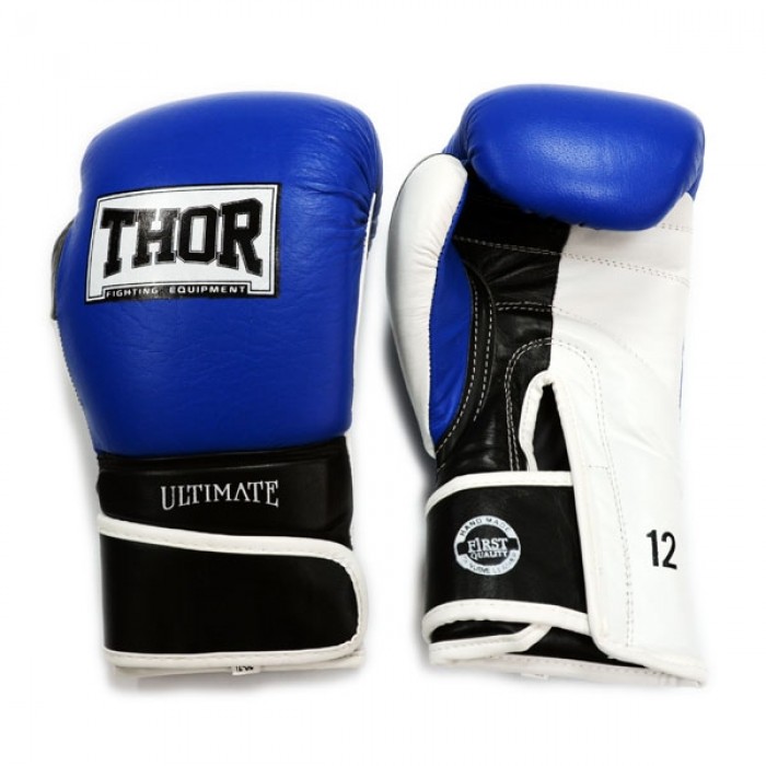 Боксерські рукавички THOR ULTIMATE (PU) B / BL / WH 16 oz.