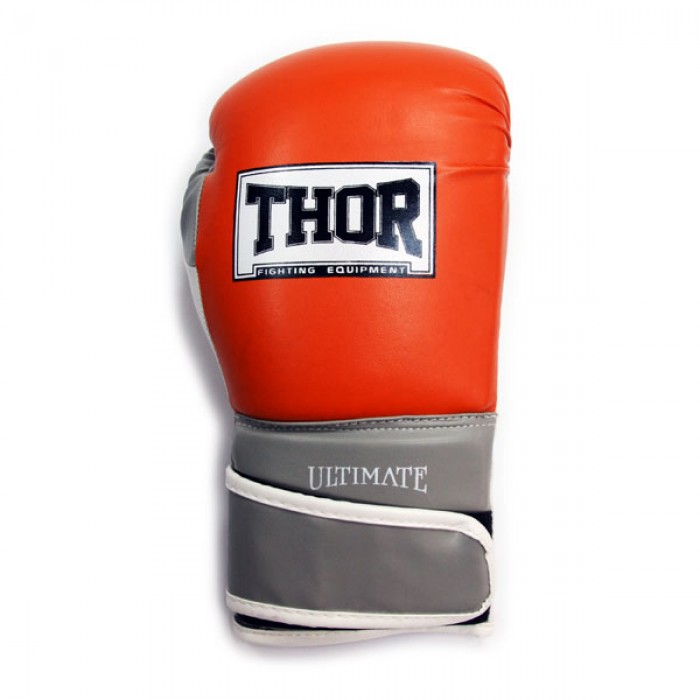 Боксерські рукавички THOR ULTIMATE (PU) OR / GR / WH 12 oz.