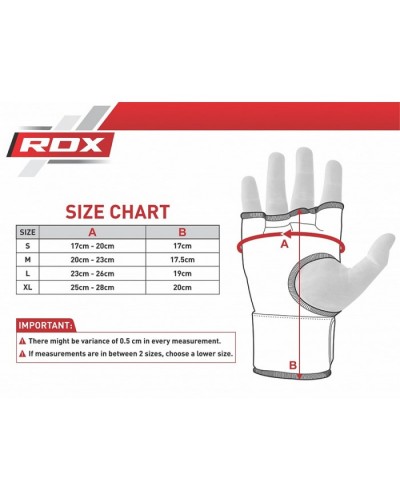 Бинт-рукавичка RDX Inner Gel Black S