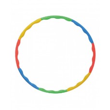 Хулахуп обруч для похудения массажный твердый разборной  88 см LiveUp LS3326