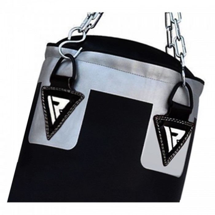 Боксерский мешок RDX Leather Black 1.2 м, 40-50 кг