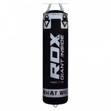 Боксерский мешок RDX Leather Black 1.4 м, 45-55 кг