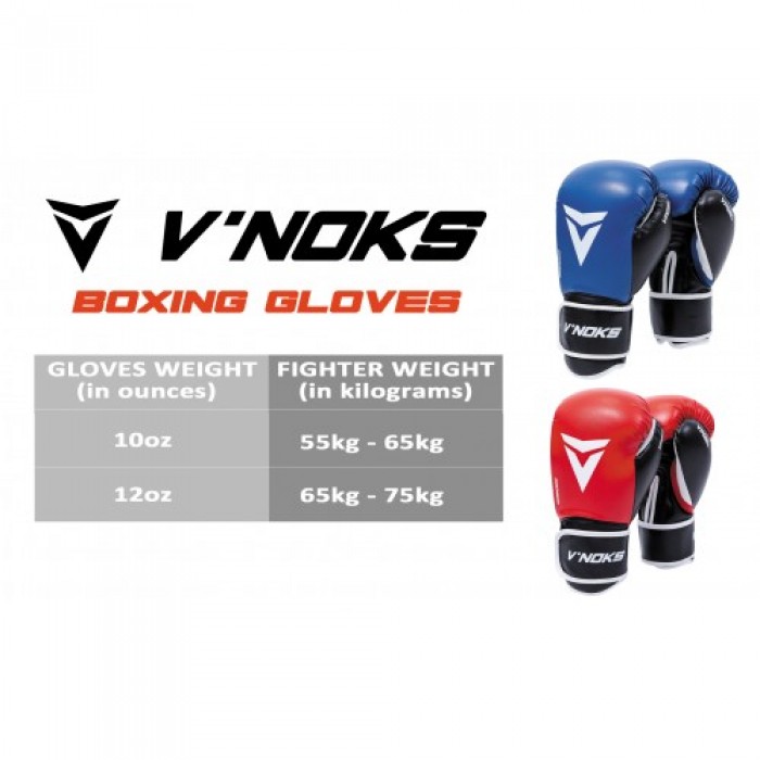 Боксерські рукавички V`Noks Lotta Red 12 ун.