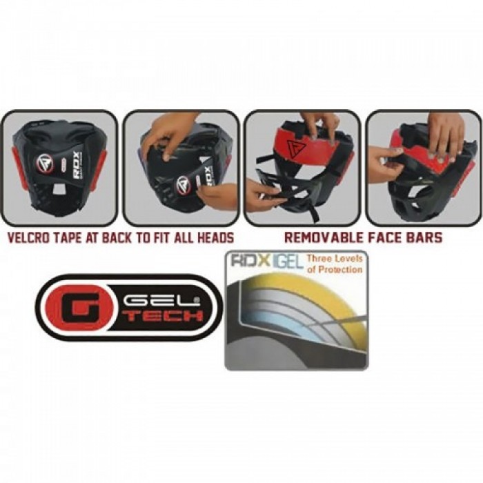 Боксерский шлем тренировочный RDX Guard XL