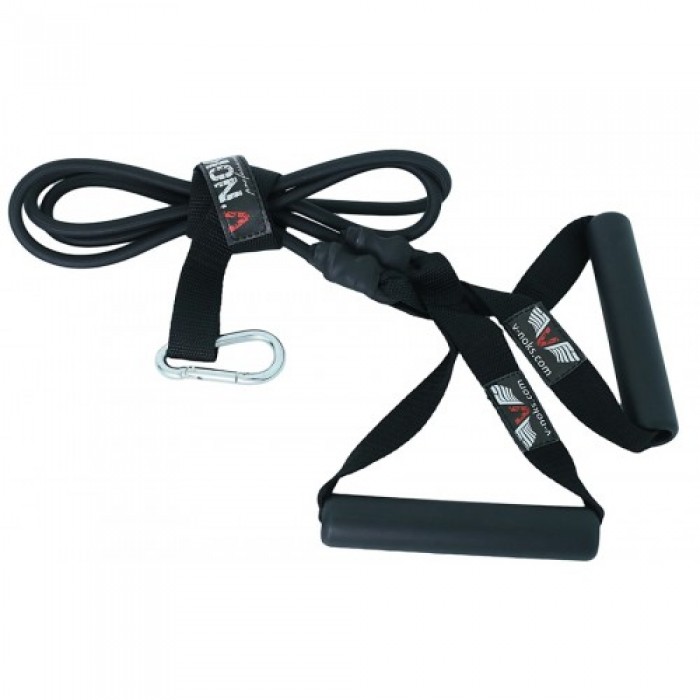 Эспандер резиновый трубчатый для фитнеса с ручками V`Noks type X-hard