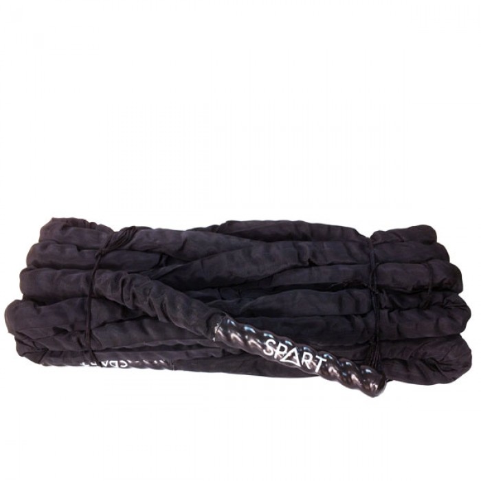 Спортивный канат для перетягивания и лазания 15 м. в оплетке 38мм SPART (Rising) SRP002B