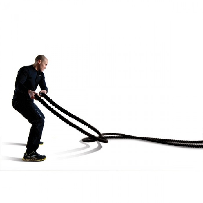 Спортивный канат для перетягивания и лазания 15 м. в оплетке 38мм SPART (Rising) SRP002B