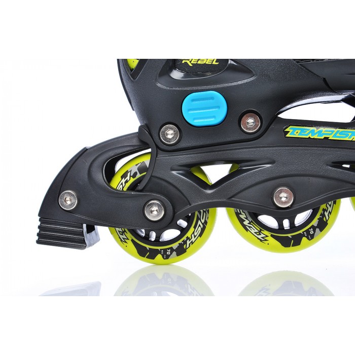 Роликовые коньки раздвижные Tempish REBEL NOW black 33-36