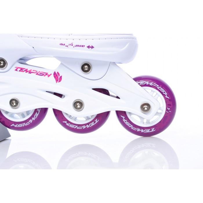 Роликовые коньки раздвижные Tempish REBEL NOW white 37-40