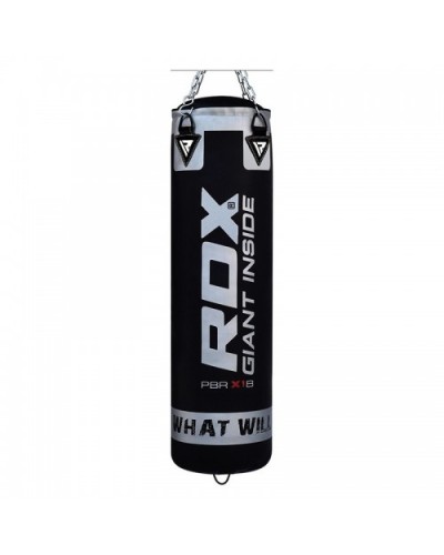 Боксерський мішок RDX Leather Black 1.2 м, 40-50 кг